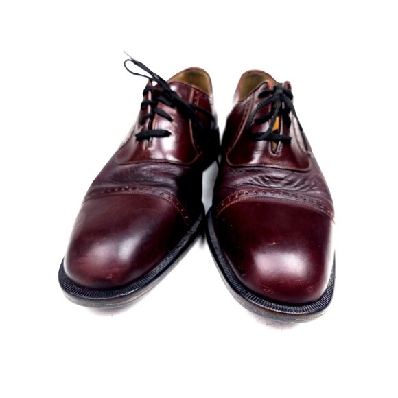 Mezlan Nicola Brown Deerskin Dress Shoes Men\'s size 7 M Spain Cap Toe main image 10